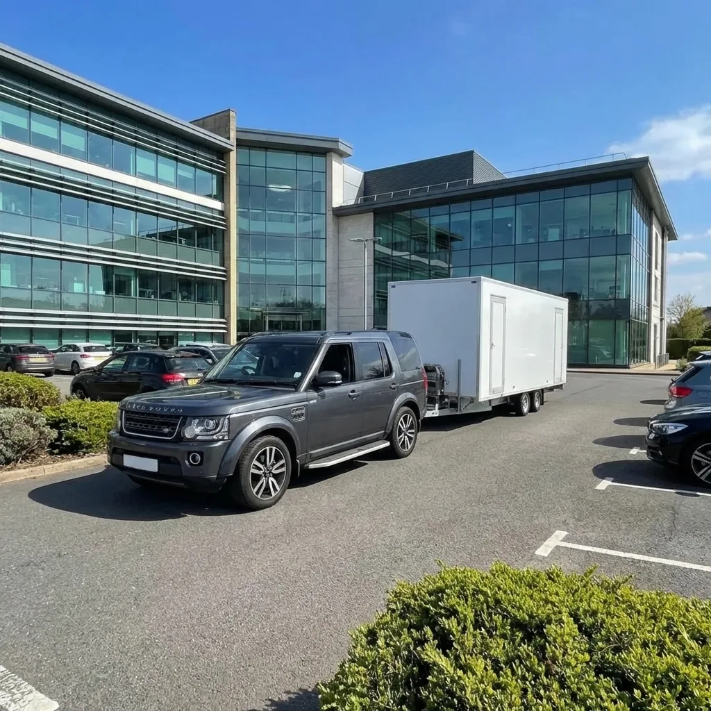 PremierPlus luxury toilet trailer for corporate events